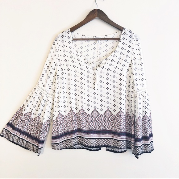 Aeropostale Tops - Aeropostale | bell sleeve boho top Size S